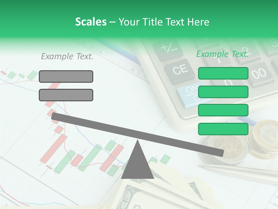 Finances Data Chart PowerPoint Template