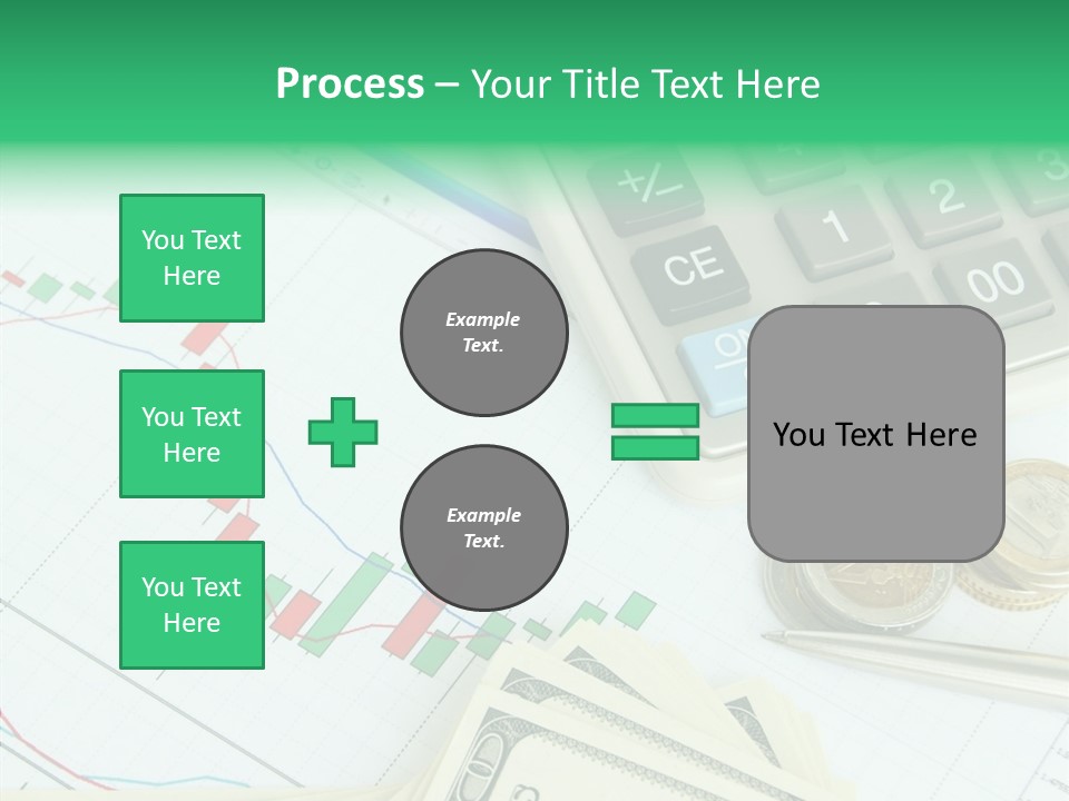 Finances Data Chart PowerPoint Template