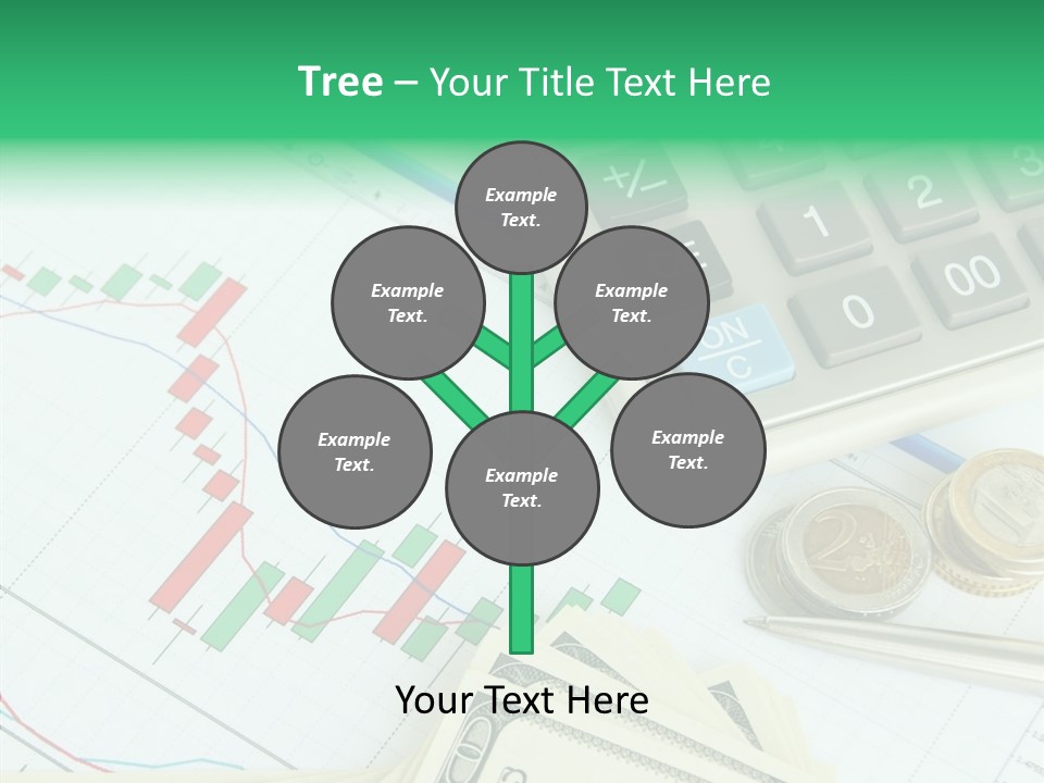 Finances Data Chart PowerPoint Template