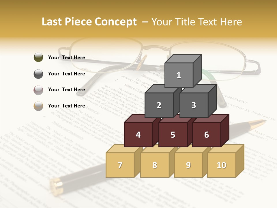Payment Keypad Growth PowerPoint Template
