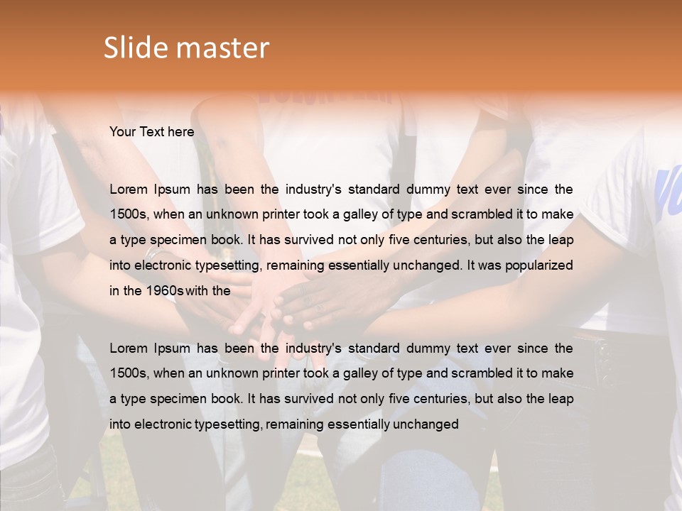 Youth Union Girl PowerPoint Template