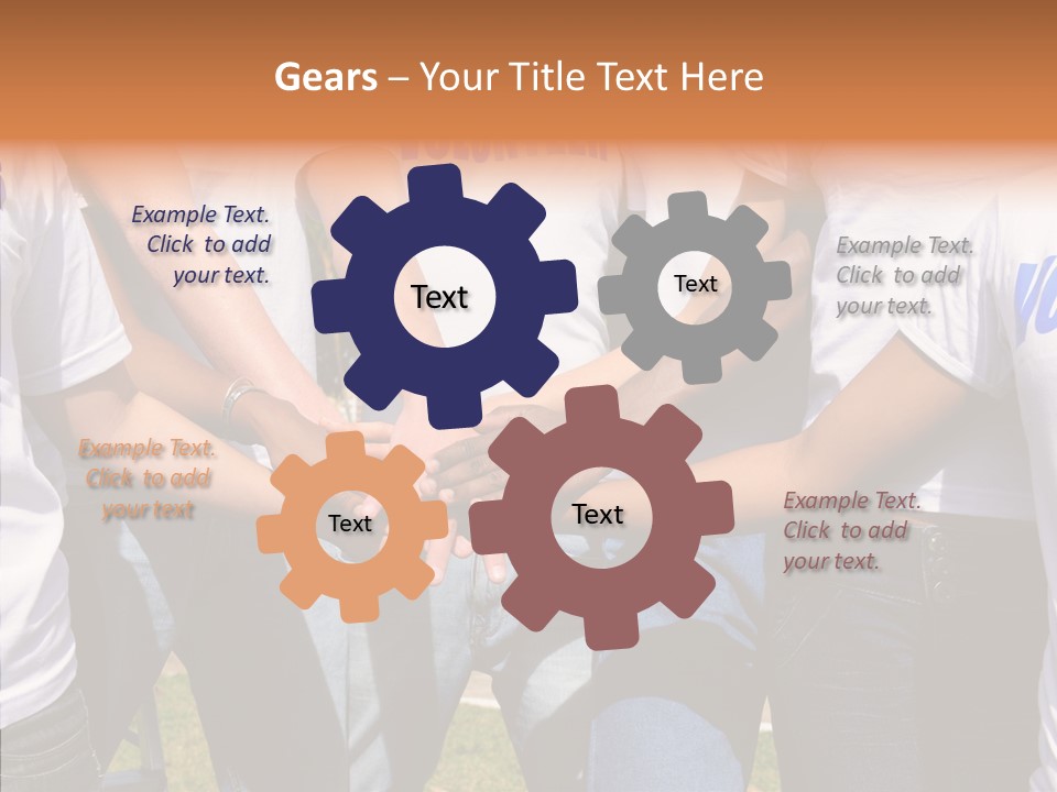 Youth Union Girl PowerPoint Template