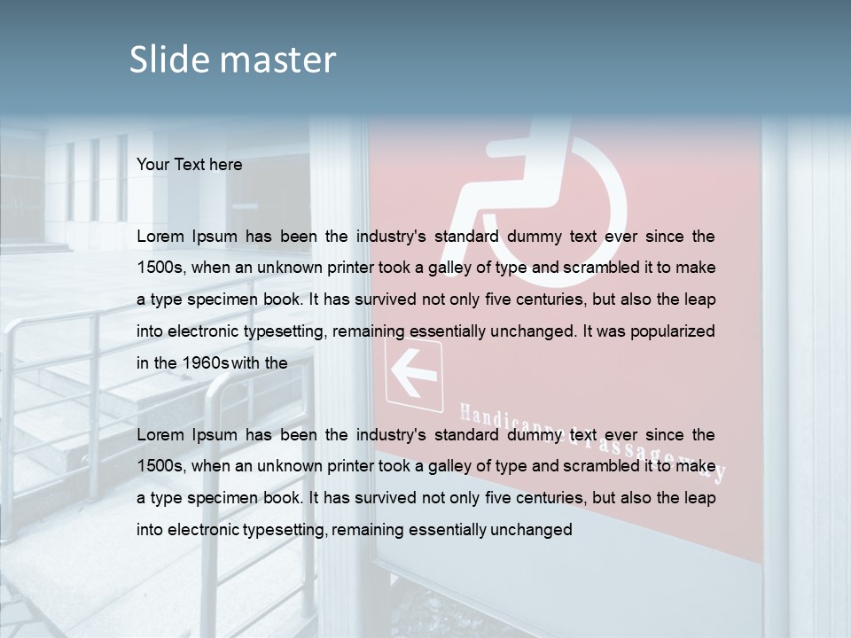 Disability Outside Impairment PowerPoint Template