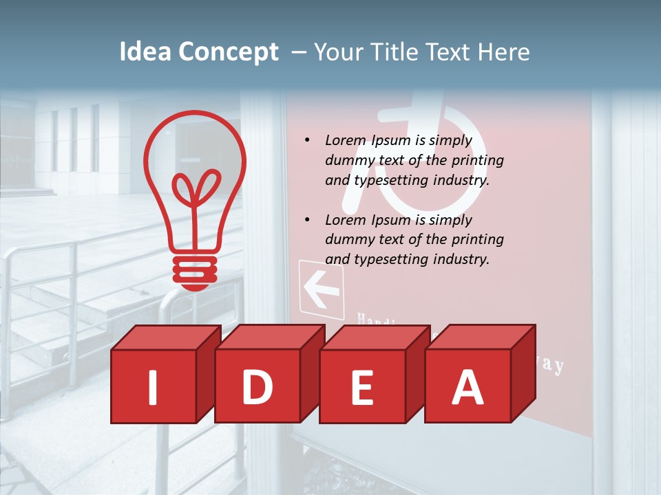 Disability Outside Impairment PowerPoint Template
