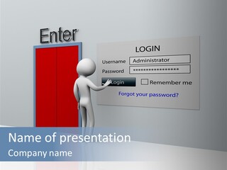 Site Username Net PowerPoint Template