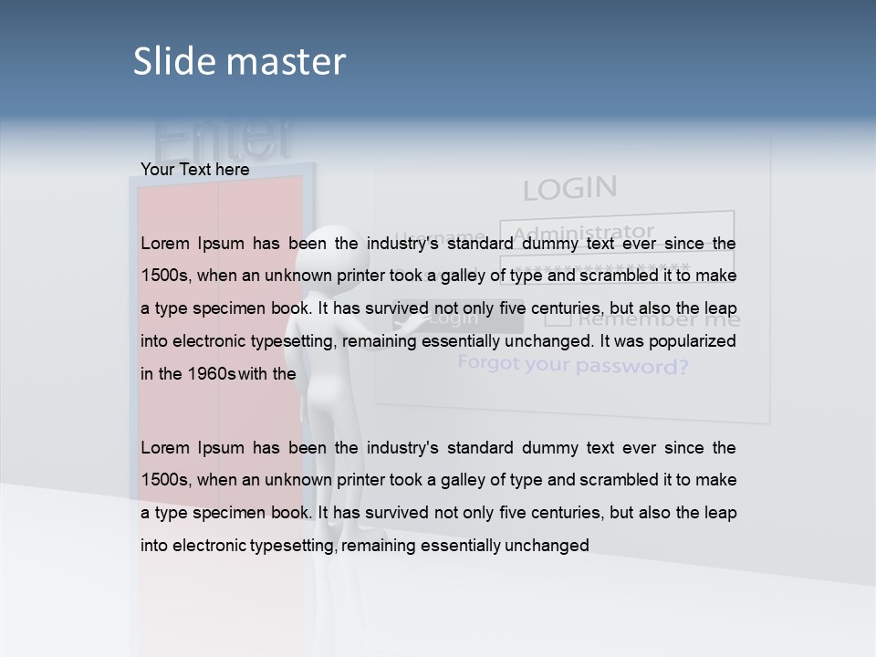 Site Username Net PowerPoint Template