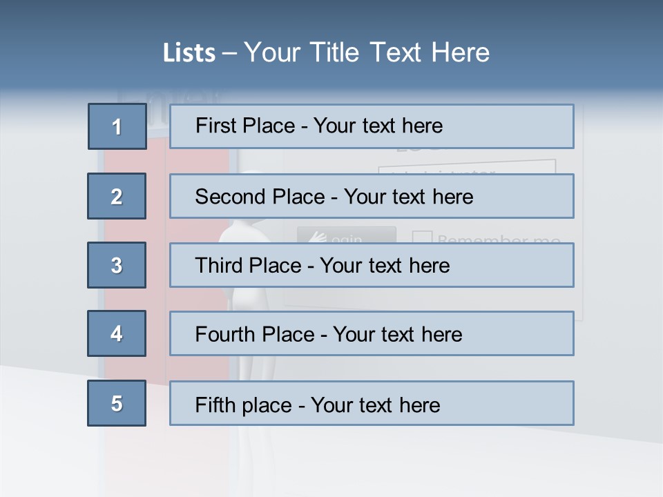 Site Username Net PowerPoint Template
