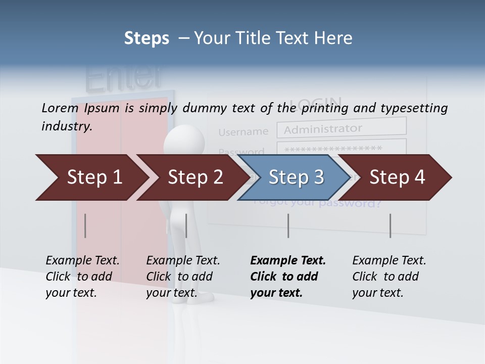 Site Username Net PowerPoint Template