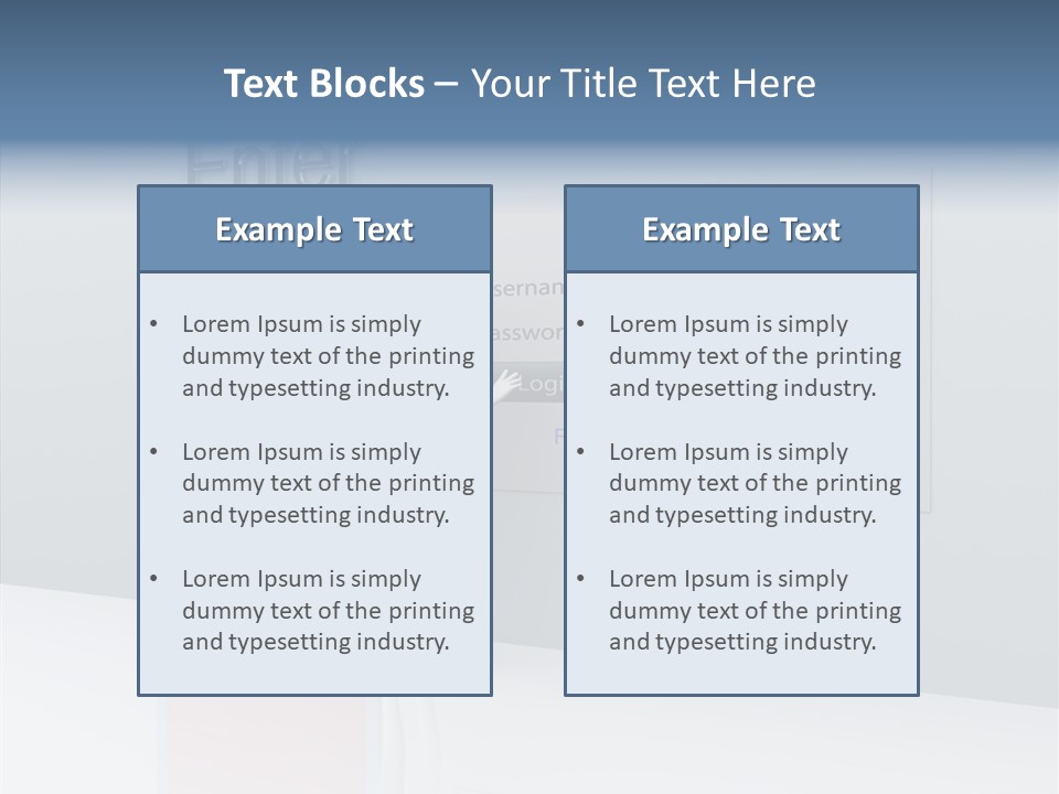 Site Username Net PowerPoint Template