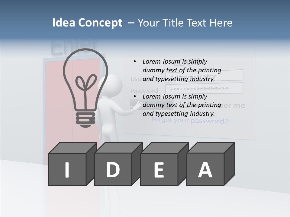 Site Username Net PowerPoint Template