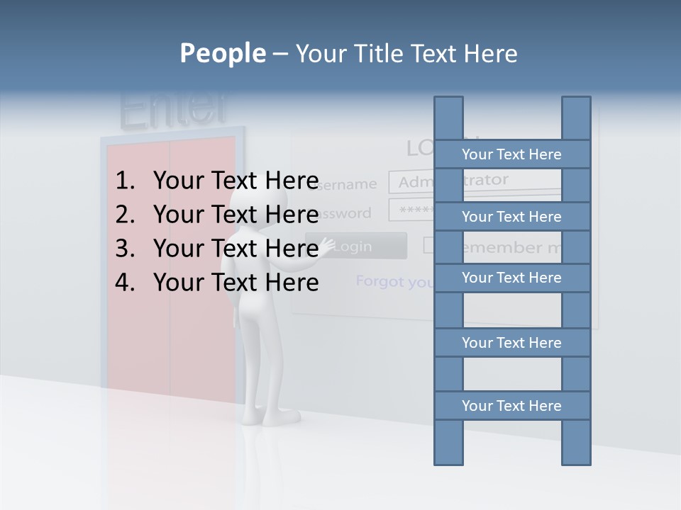 Site Username Net PowerPoint Template