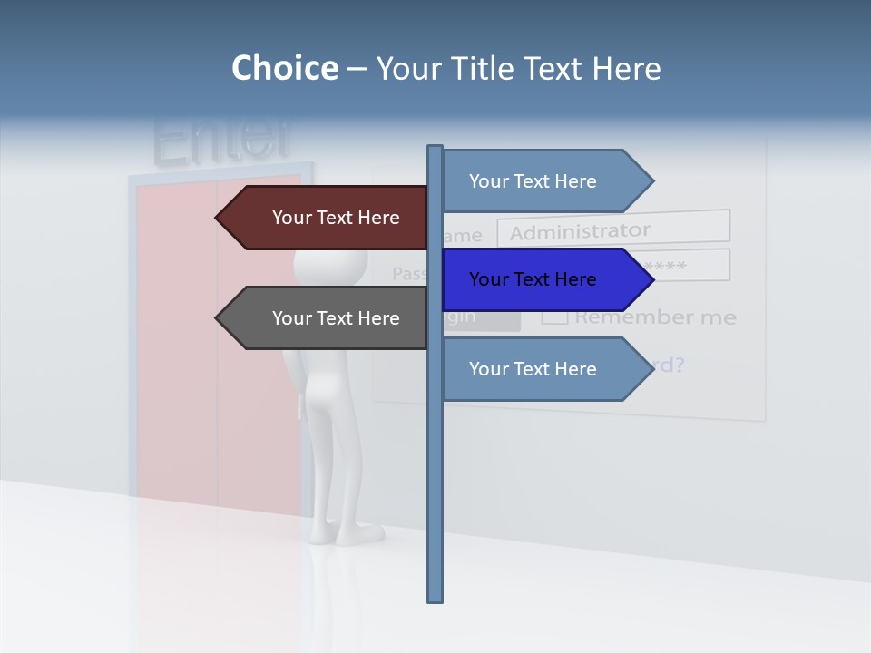 Site Username Net PowerPoint Template
