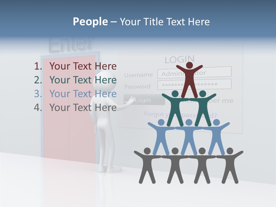 Site Username Net PowerPoint Template