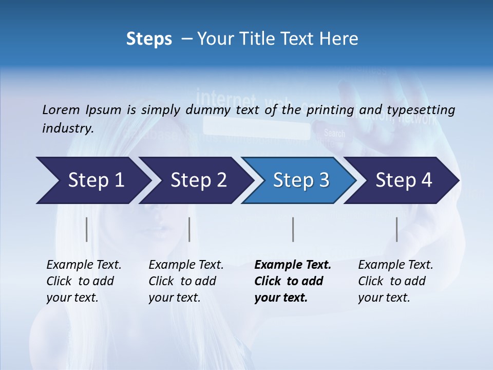 Definition Window Illustration PowerPoint Template