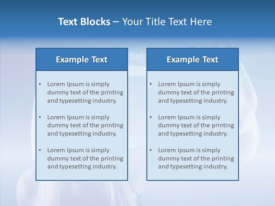 Definition Window Illustration PowerPoint Template