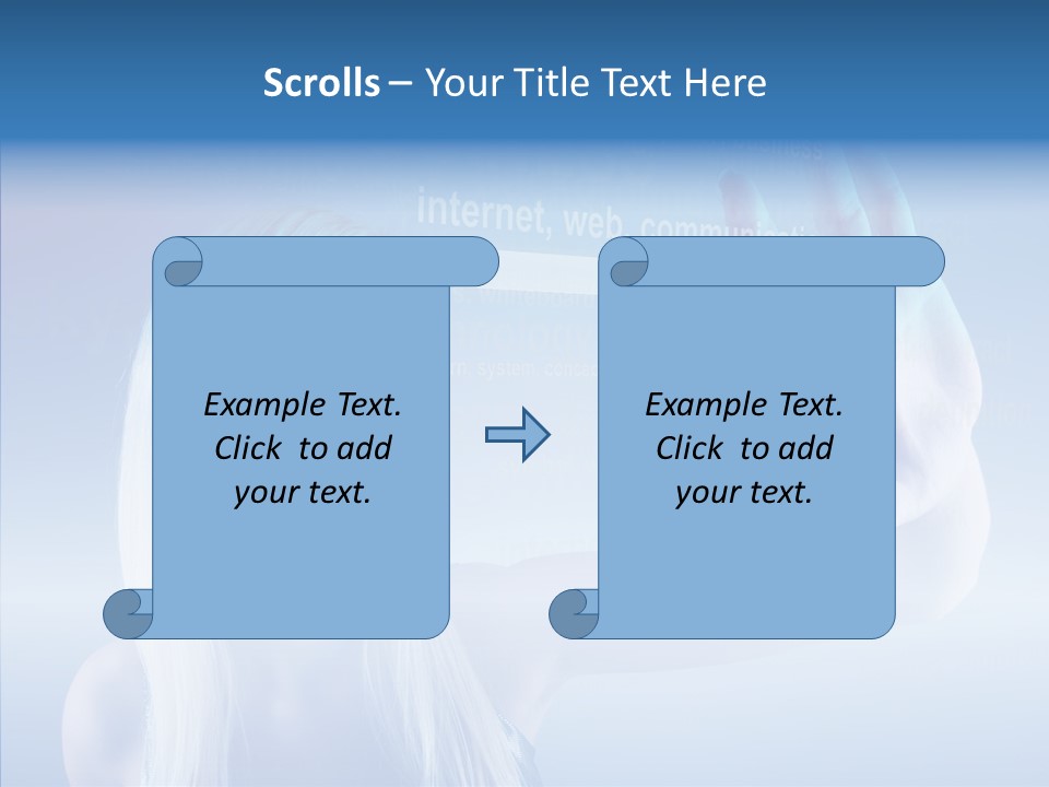 Definition Window Illustration PowerPoint Template