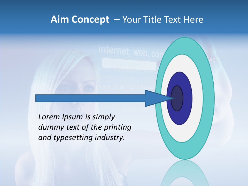 Definition Window Illustration PowerPoint Template