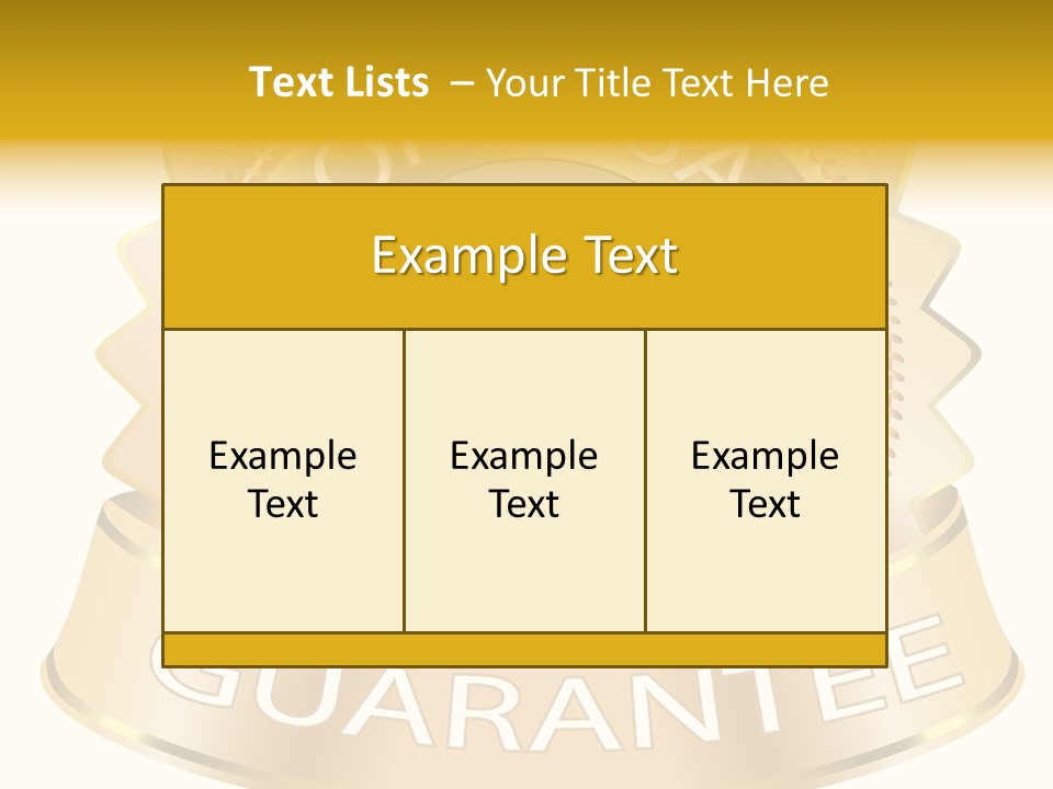 Graphic Definition Symbol PowerPoint Template