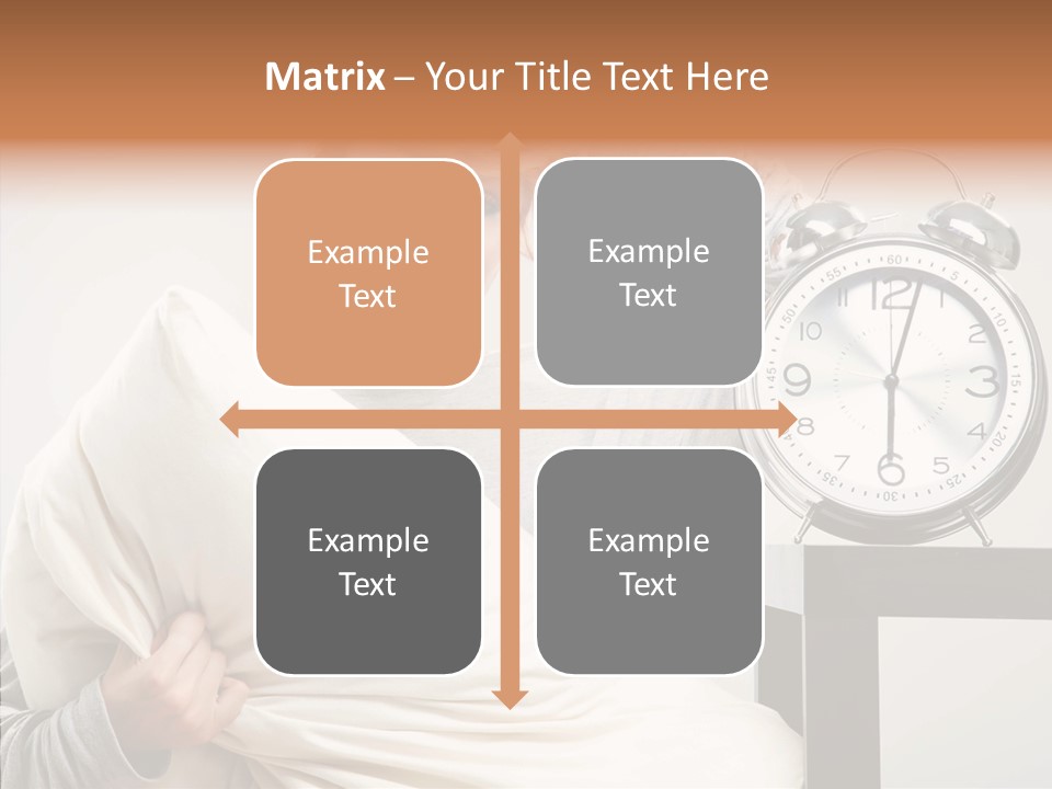 Girl Tired Dreamer PowerPoint Template