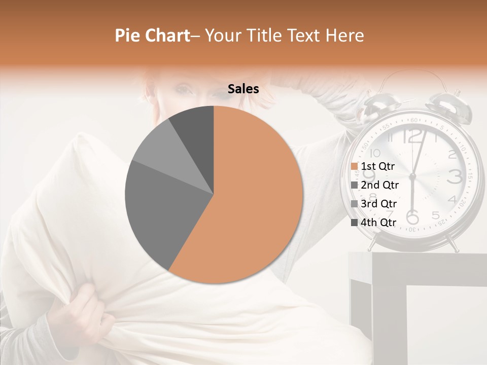 Girl Tired Dreamer PowerPoint Template