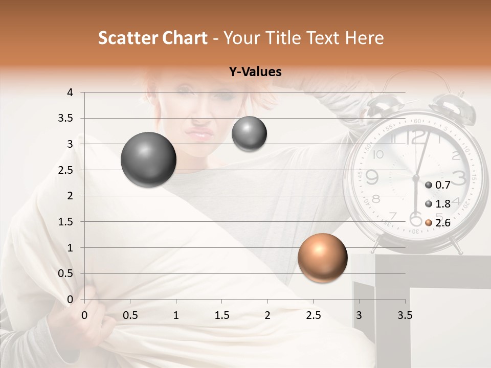 Girl Tired Dreamer PowerPoint Template