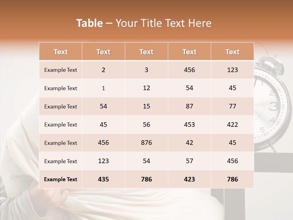 Girl Tired Dreamer PowerPoint Template