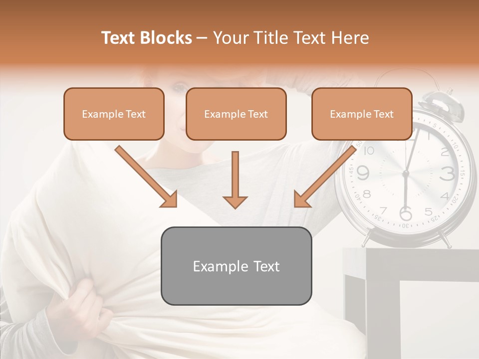 Girl Tired Dreamer PowerPoint Template