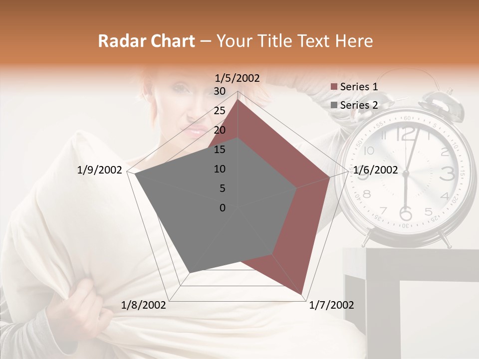 Girl Tired Dreamer PowerPoint Template