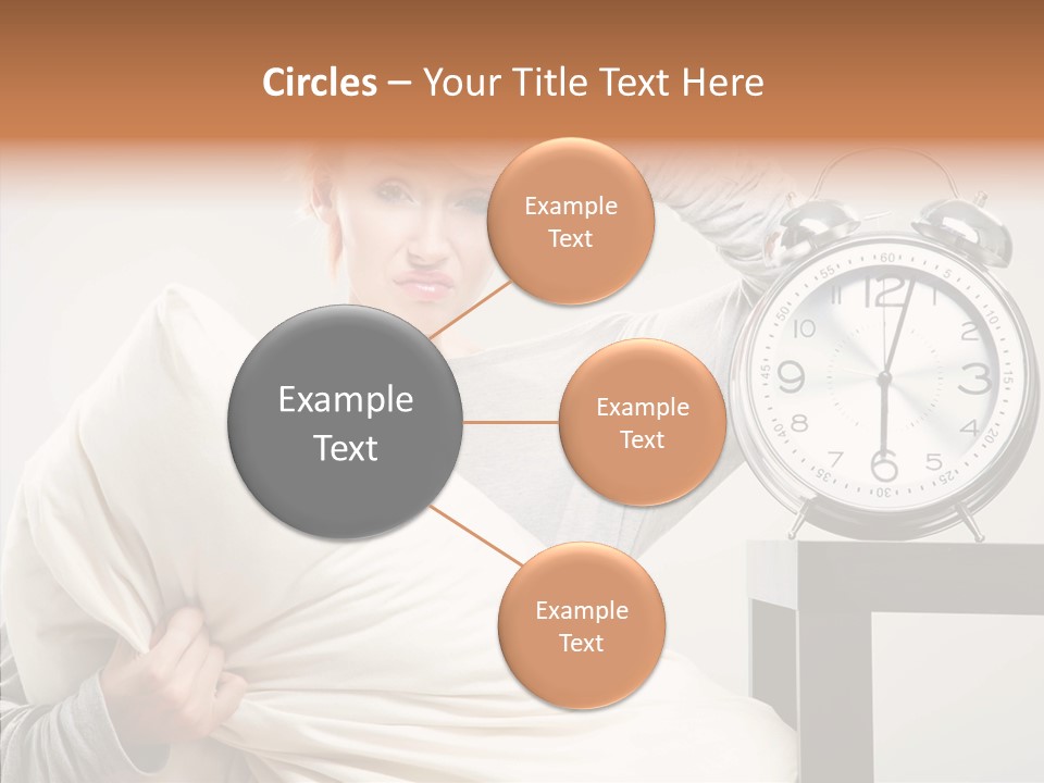 Girl Tired Dreamer PowerPoint Template