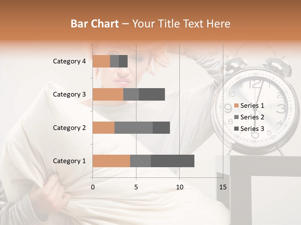 Girl Tired Dreamer PowerPoint Template