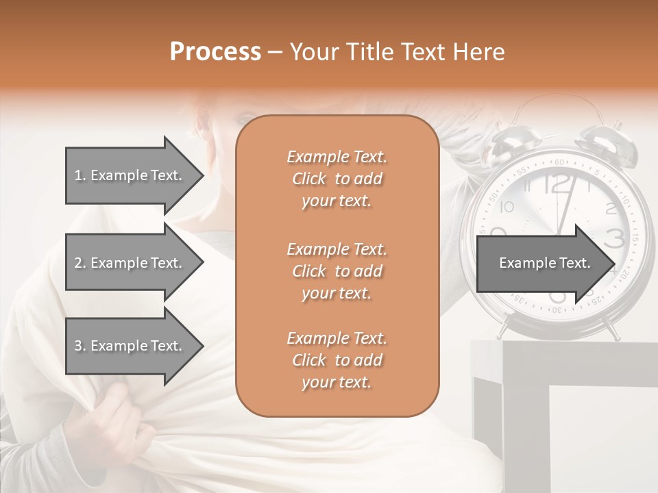 Girl Tired Dreamer PowerPoint Template