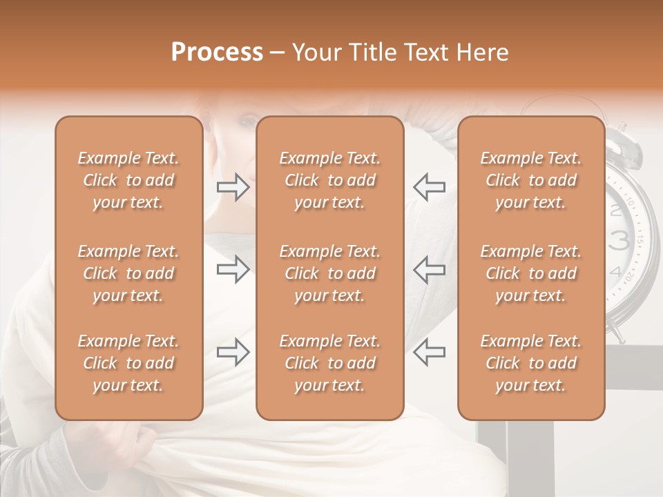 Girl Tired Dreamer PowerPoint Template