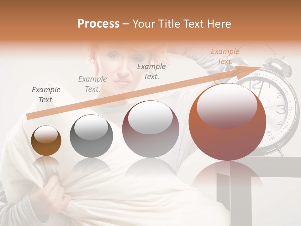 Girl Tired Dreamer PowerPoint Template