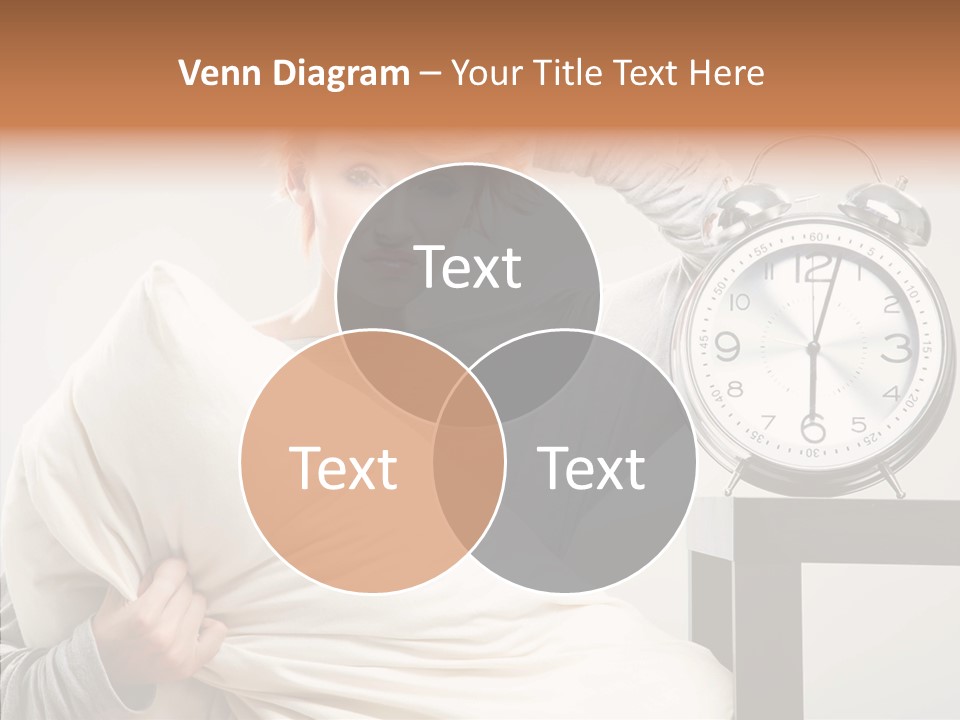 Girl Tired Dreamer PowerPoint Template