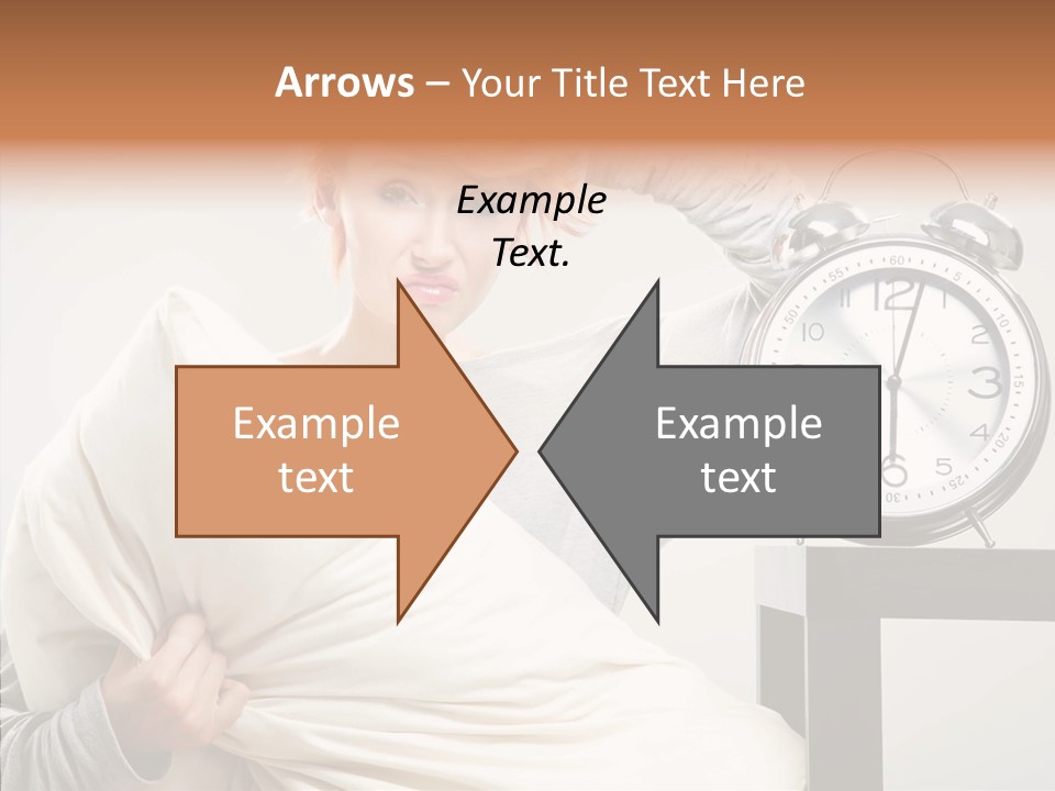 Girl Tired Dreamer PowerPoint Template