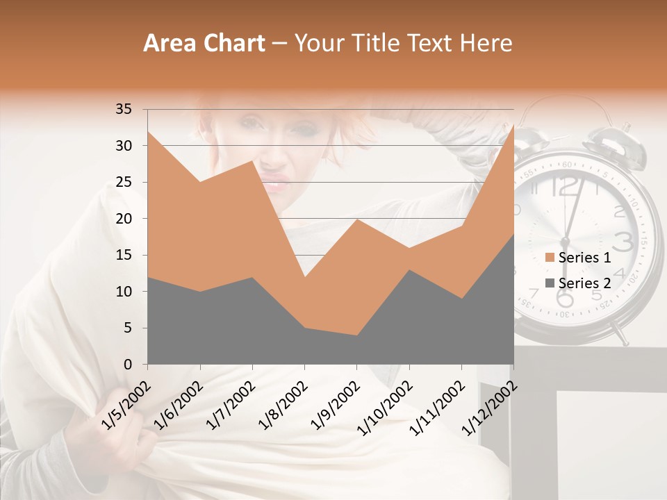 Girl Tired Dreamer PowerPoint Template