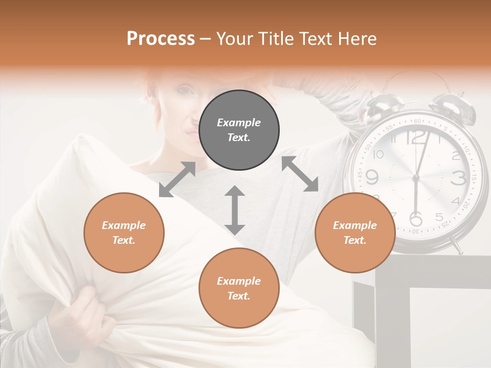 Girl Tired Dreamer PowerPoint Template