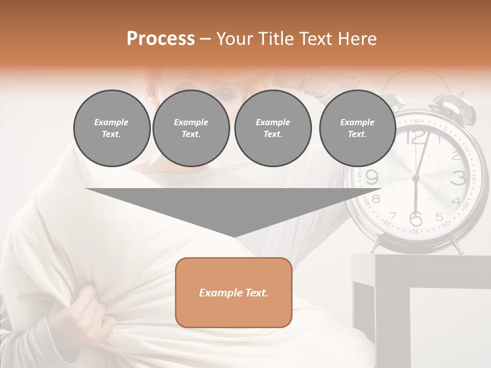 Girl Tired Dreamer PowerPoint Template