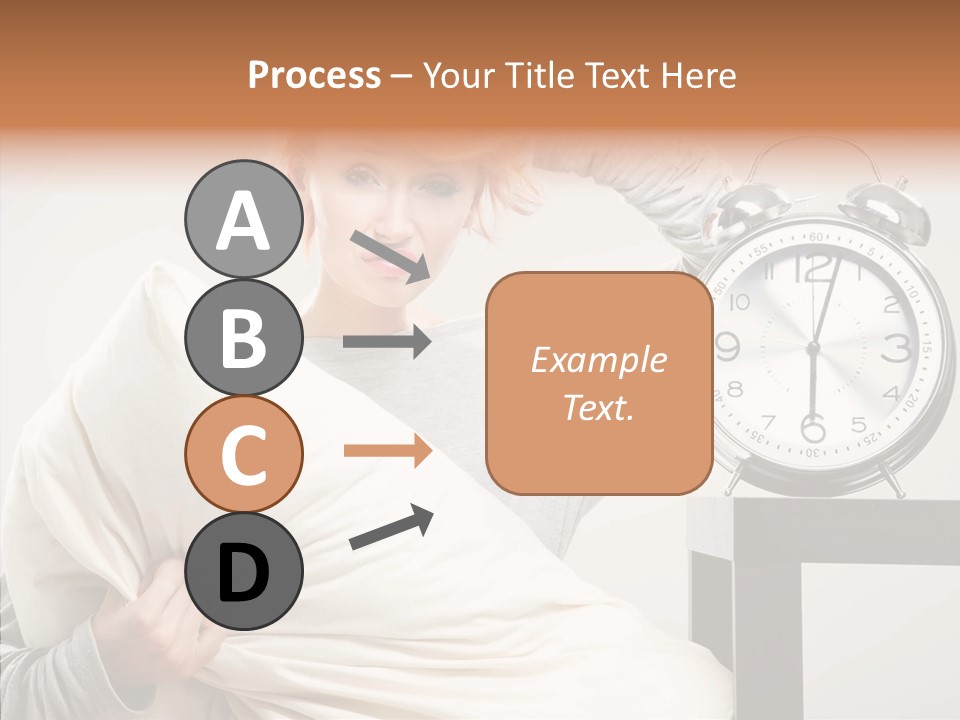 Girl Tired Dreamer PowerPoint Template