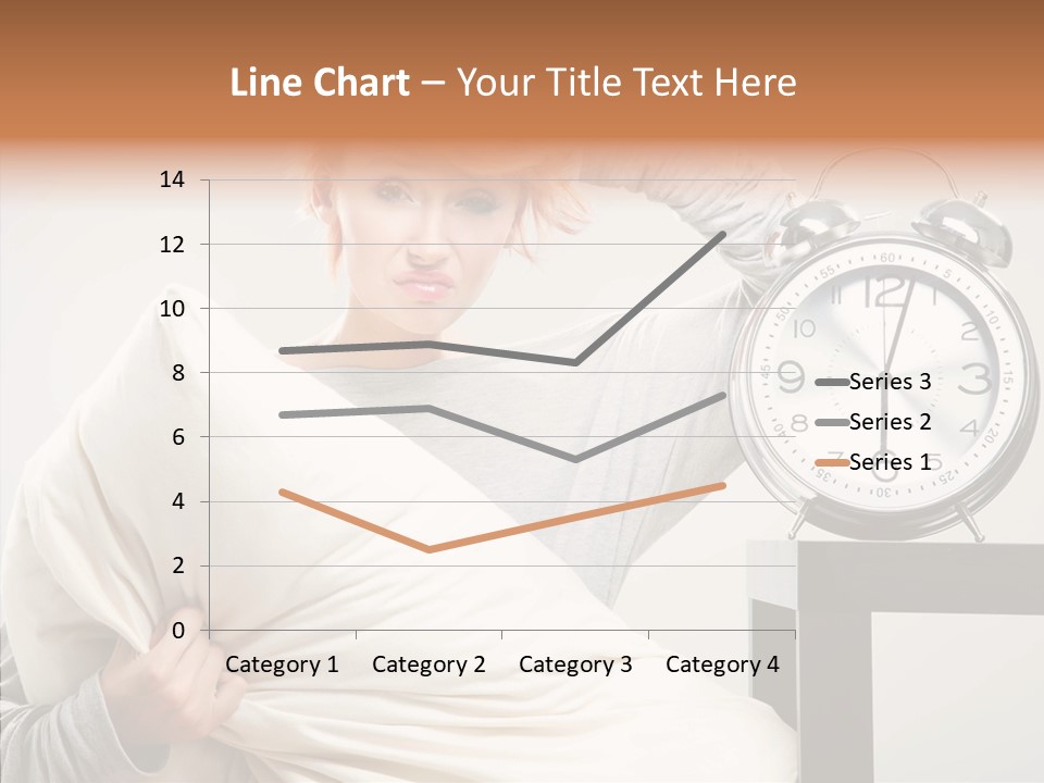 Girl Tired Dreamer PowerPoint Template