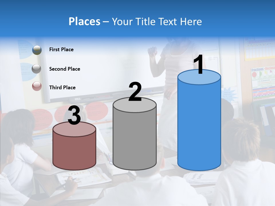 Boy Image Lesson PowerPoint Template