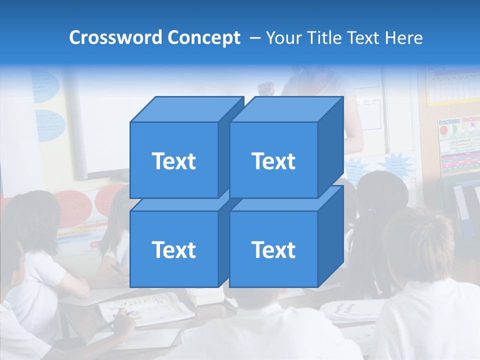 Boy Image Lesson PowerPoint Template