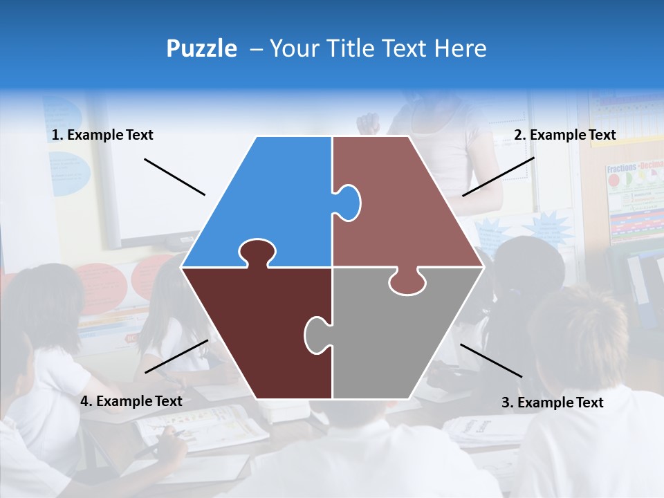 Boy Image Lesson PowerPoint Template