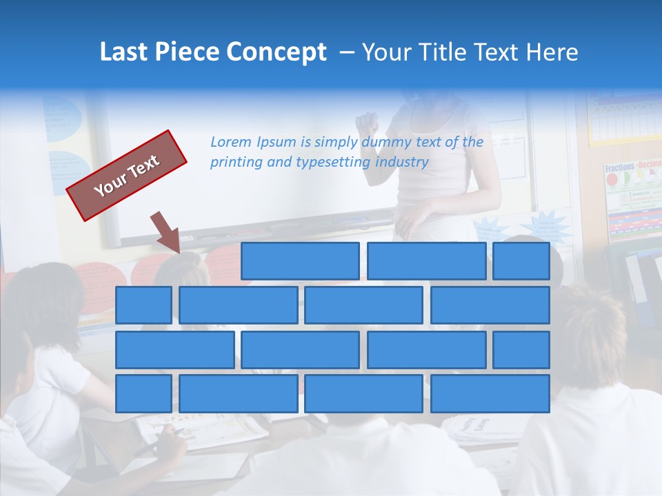 Boy Image Lesson PowerPoint Template