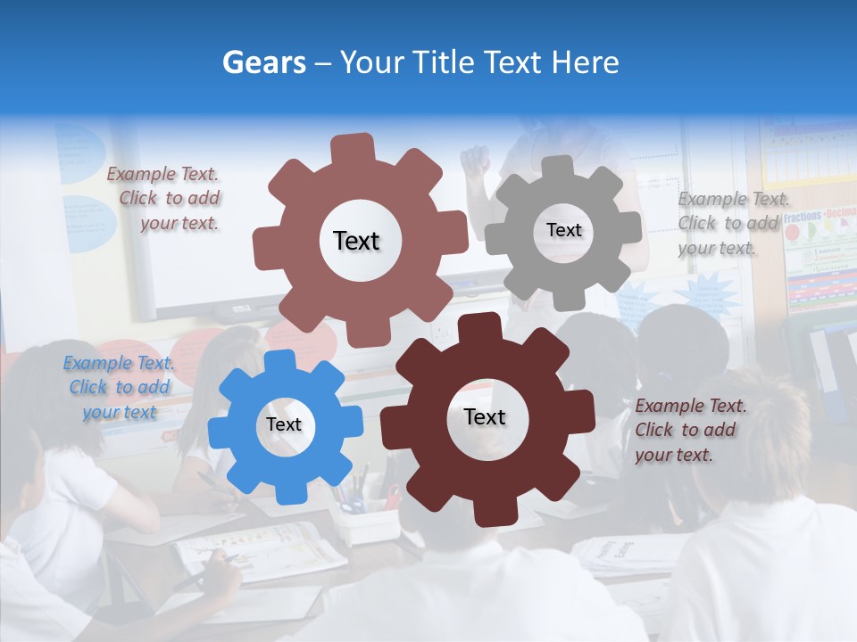 Boy Image Lesson PowerPoint Template