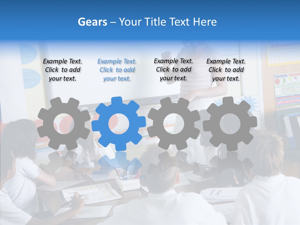 Boy Image Lesson PowerPoint Template