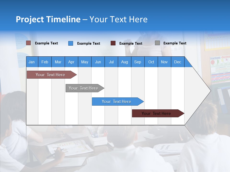 Boy Image Lesson PowerPoint Template