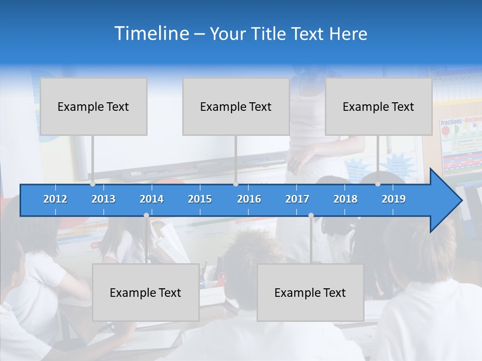 Boy Image Lesson PowerPoint Template