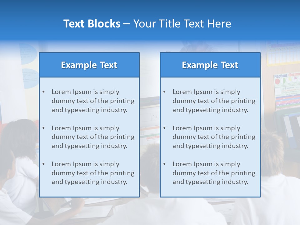 Boy Image Lesson PowerPoint Template
