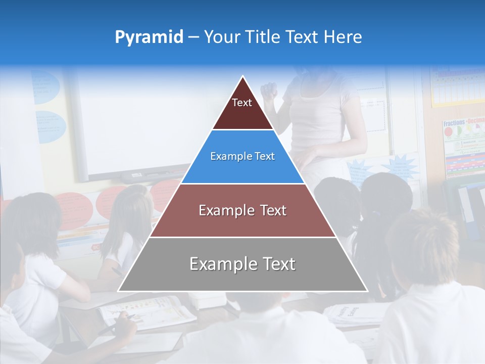 Boy Image Lesson PowerPoint Template